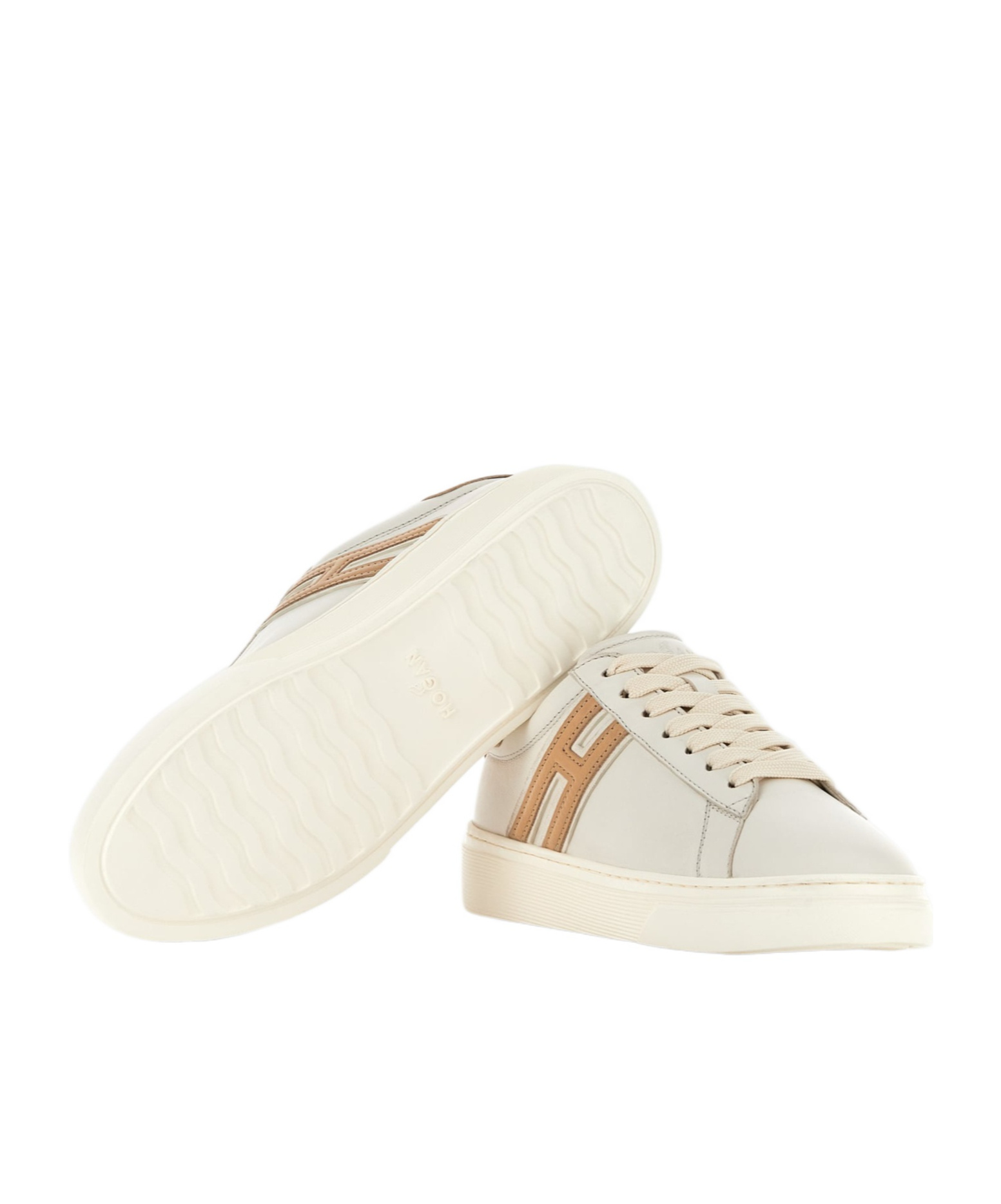 Hogan H365 Leather Low-top Sneakers In White