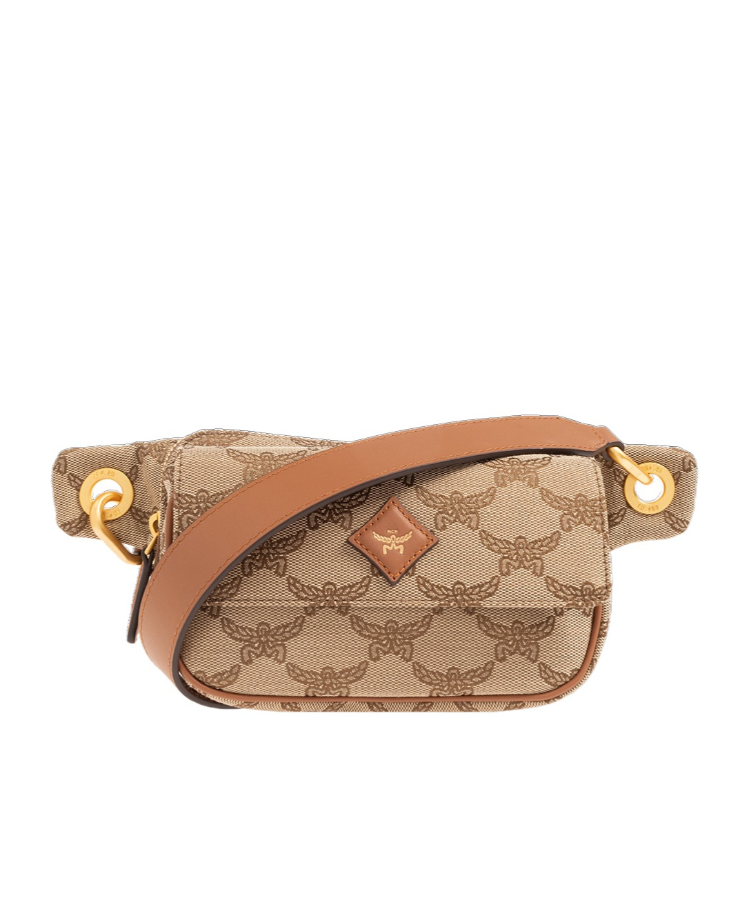 Mcm Emblem Pocket In Brown