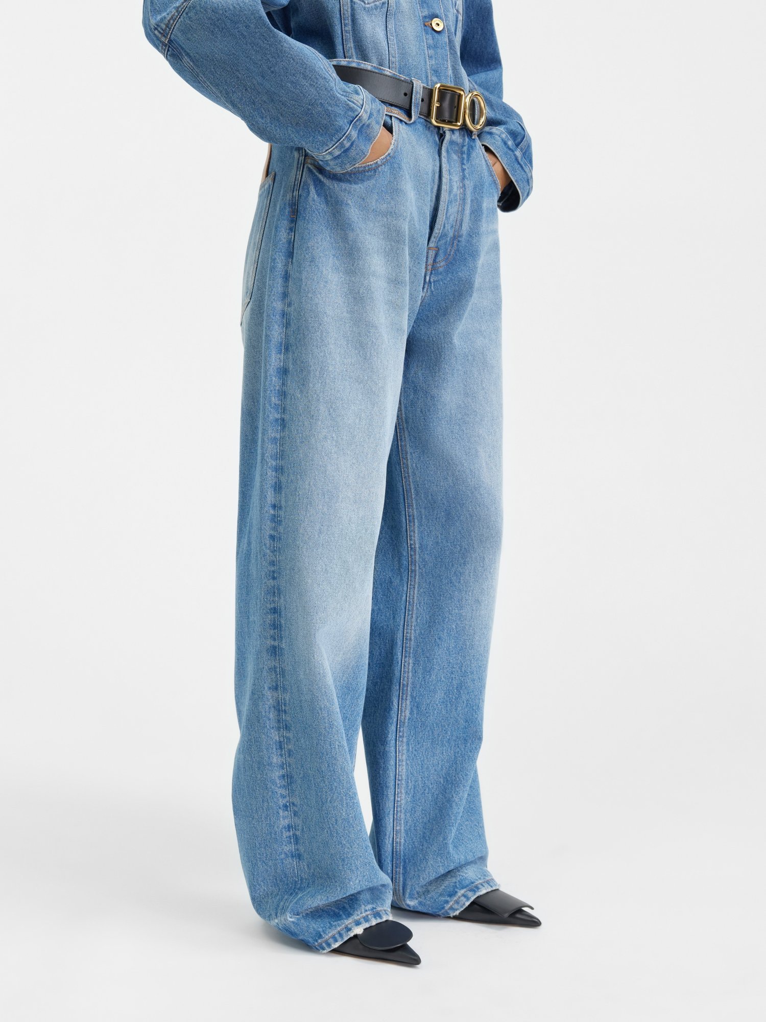 Jacquemus Le De-nîmes Large In Blue