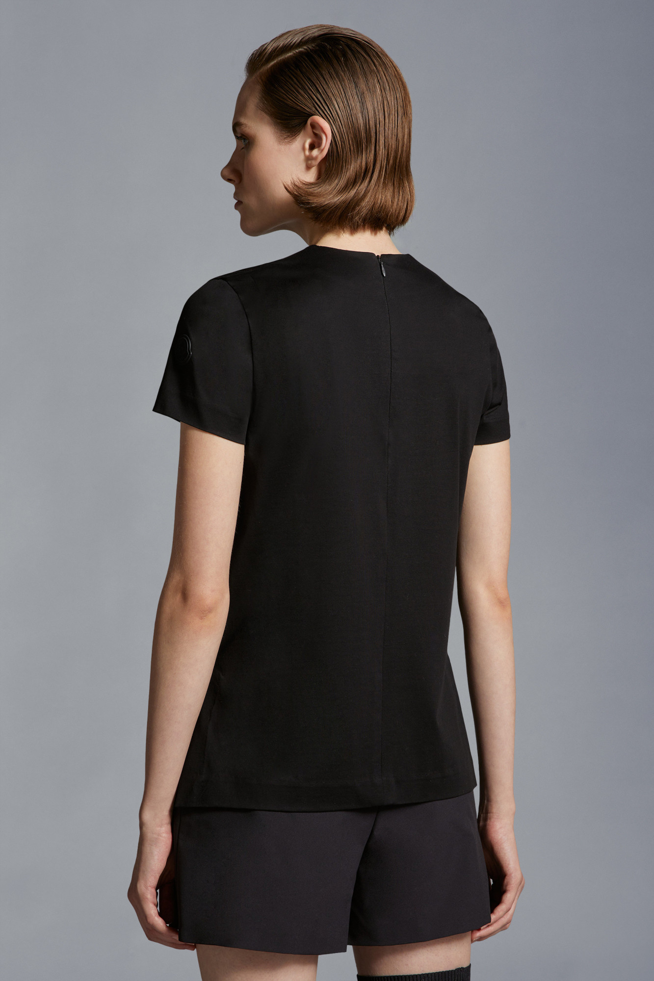 Moncler T-shirts And Polos Black In Black