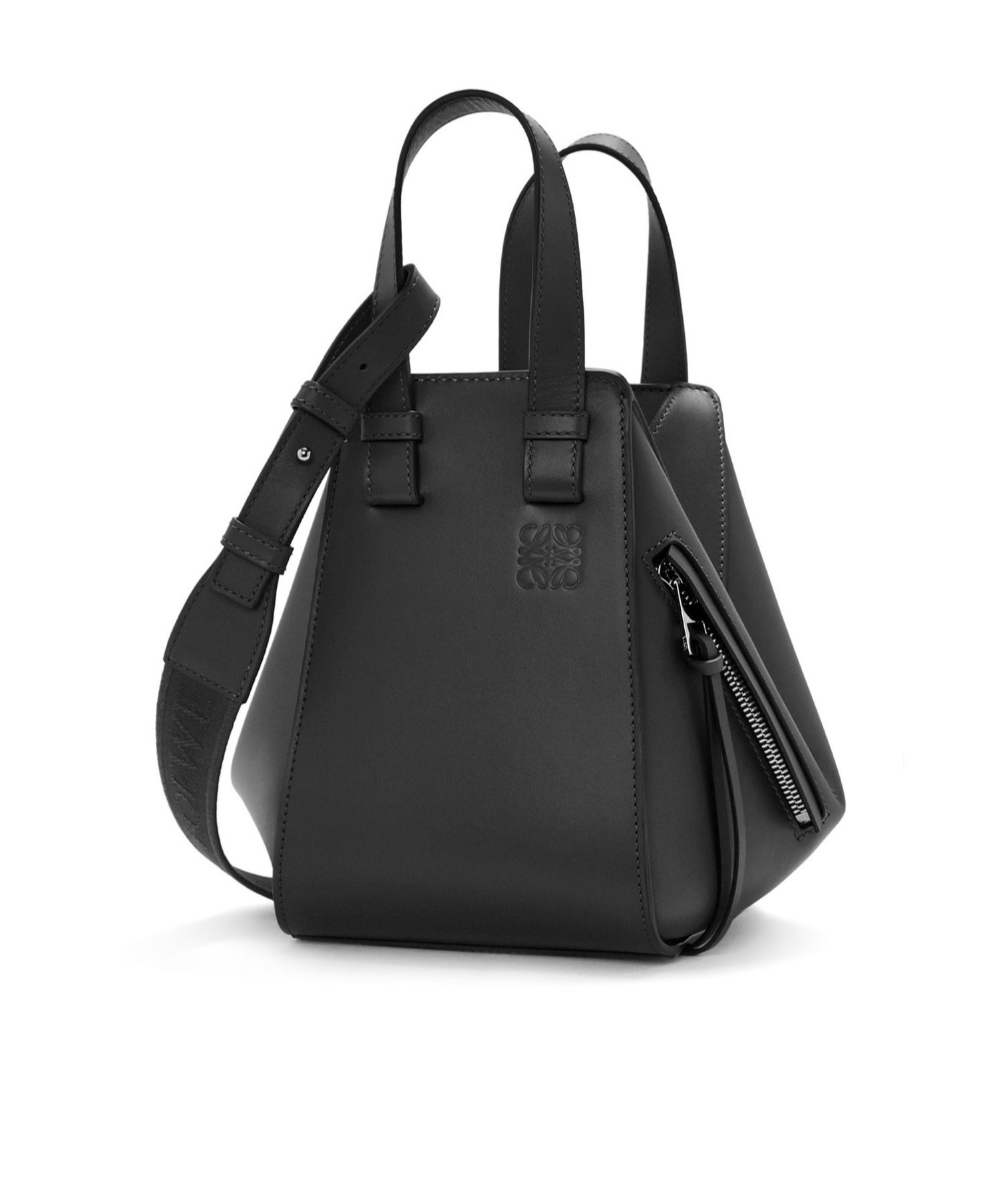 Loewe Compact Hammock Bag In Black