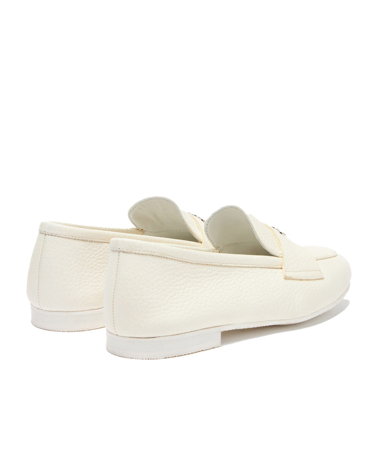 Casadei Woman Loafers Off White Size 6 Leather In White