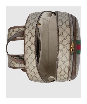 Shop Gucci Ophidia Medium Backpack In Nude
