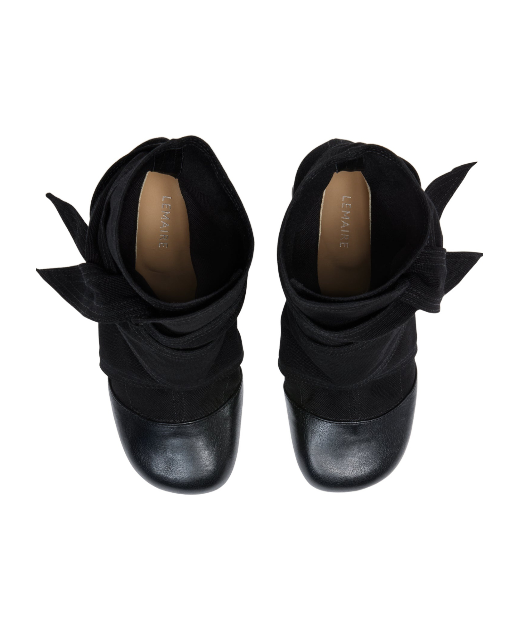 Lemaire Wrapped 90mm Boots In Black
