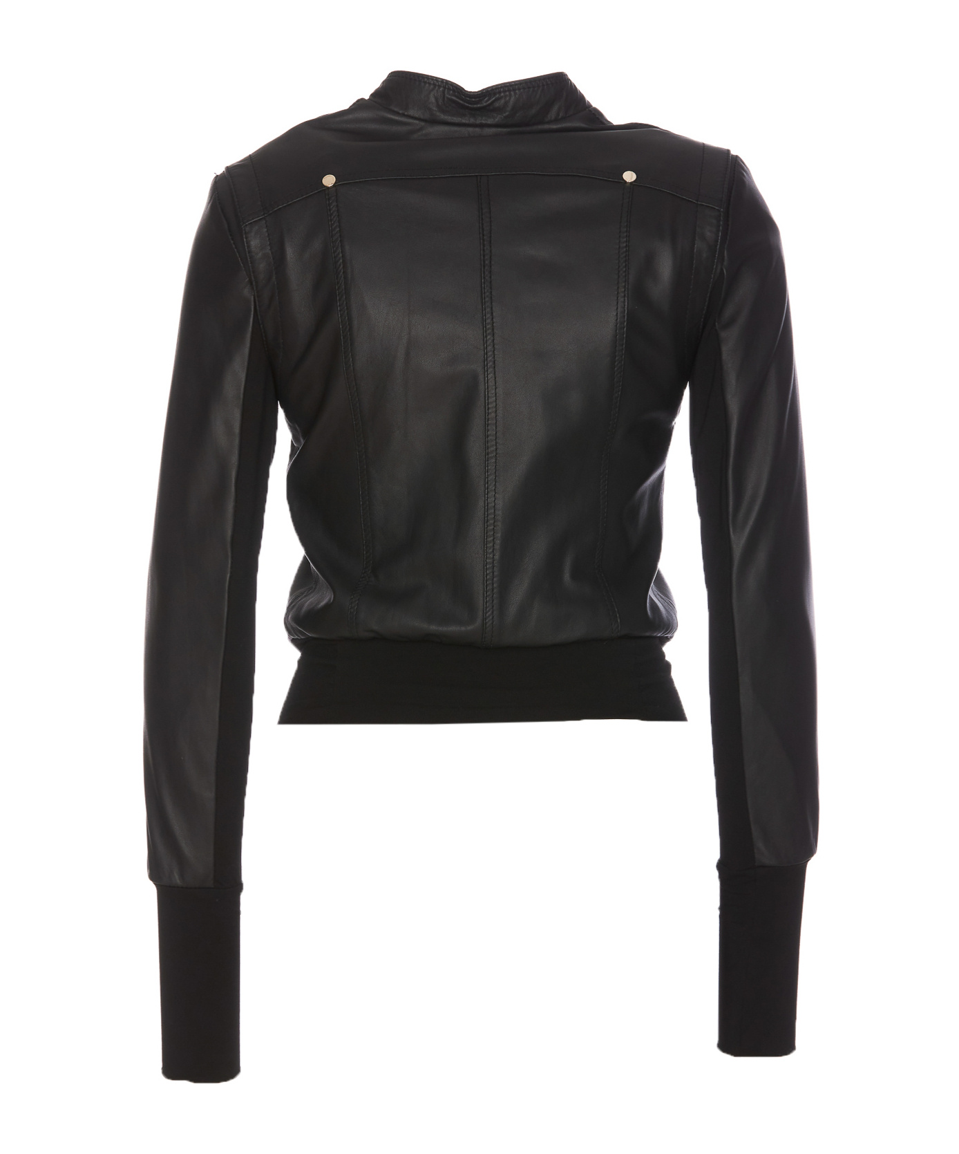 PATRIZIA PEPE LONG SLEEVE LEATHER JACKET 