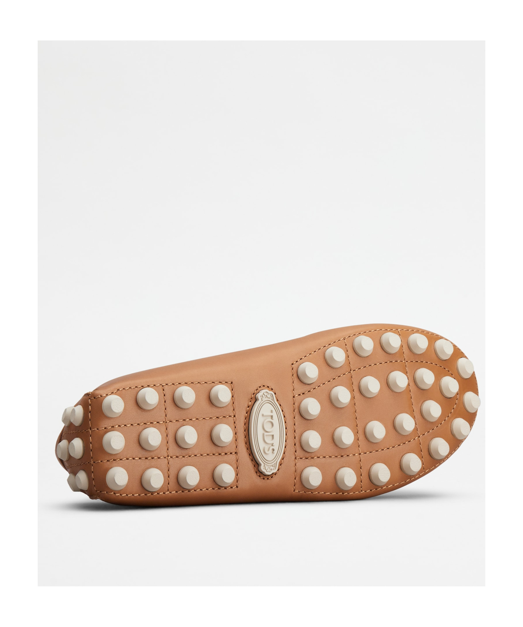 Tod's Gommino Chain-motif Loafers In Brown