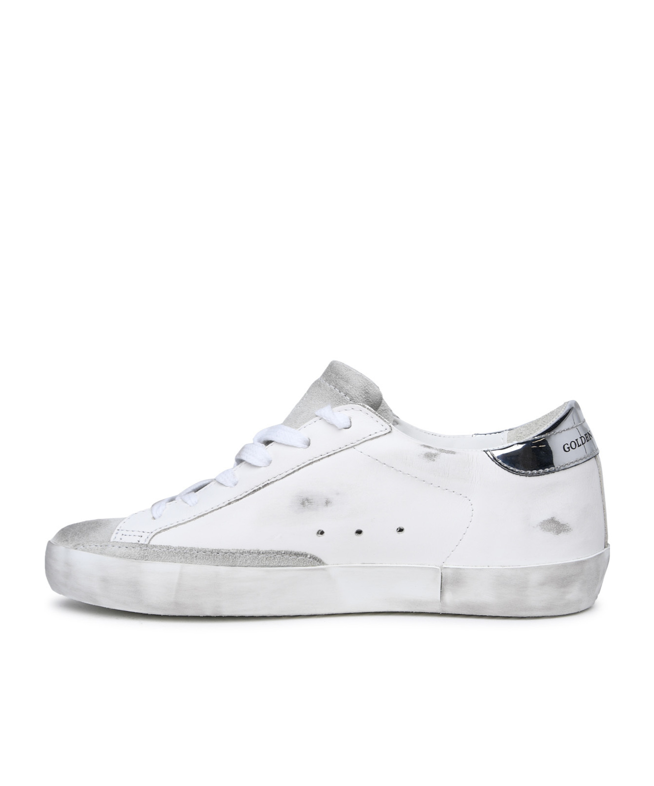 GOLDEN GOOSE SUPER-STAR DISTRESSED SNEAKERS