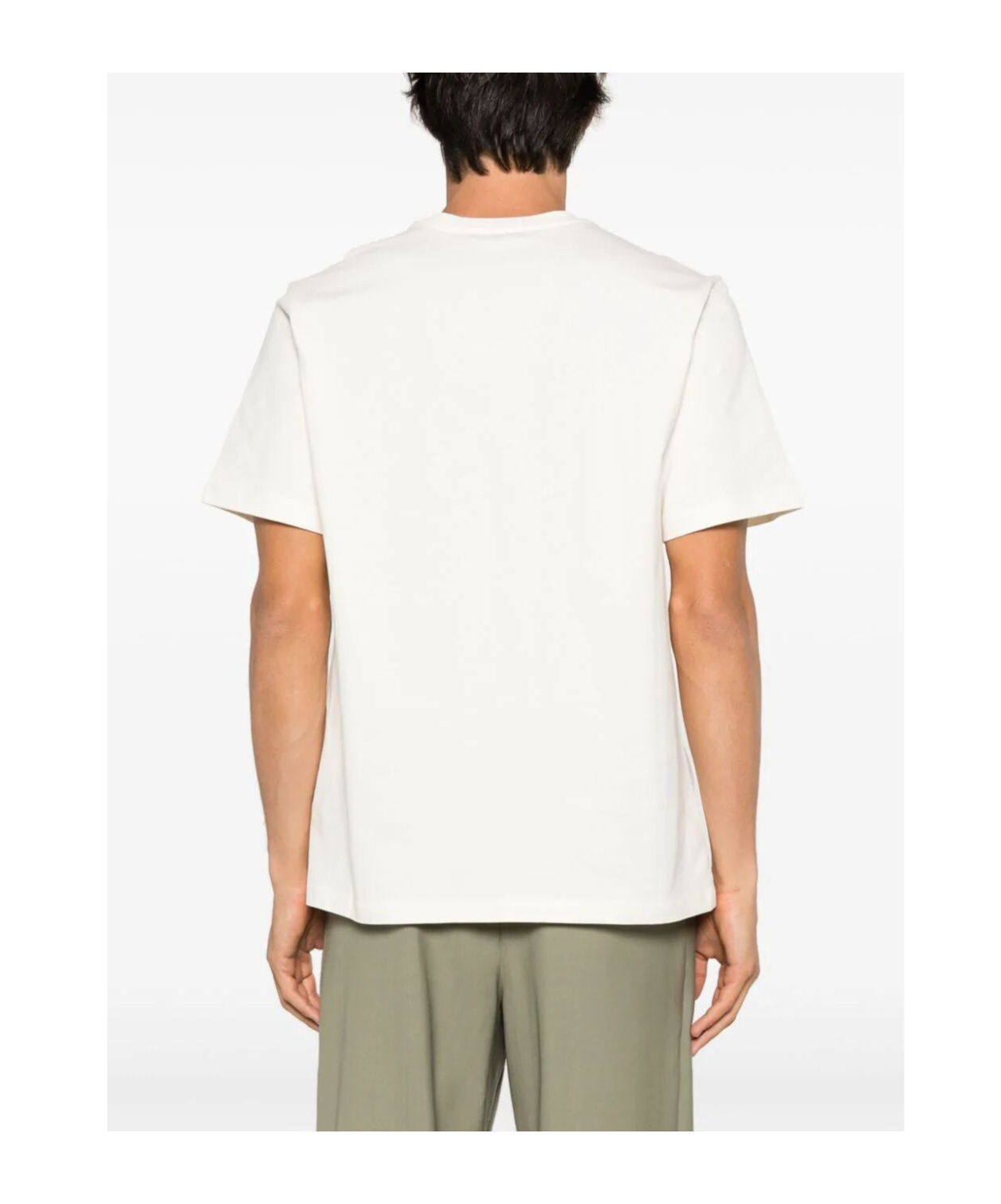 Msgm Logo-print Cotton T-shirt In White