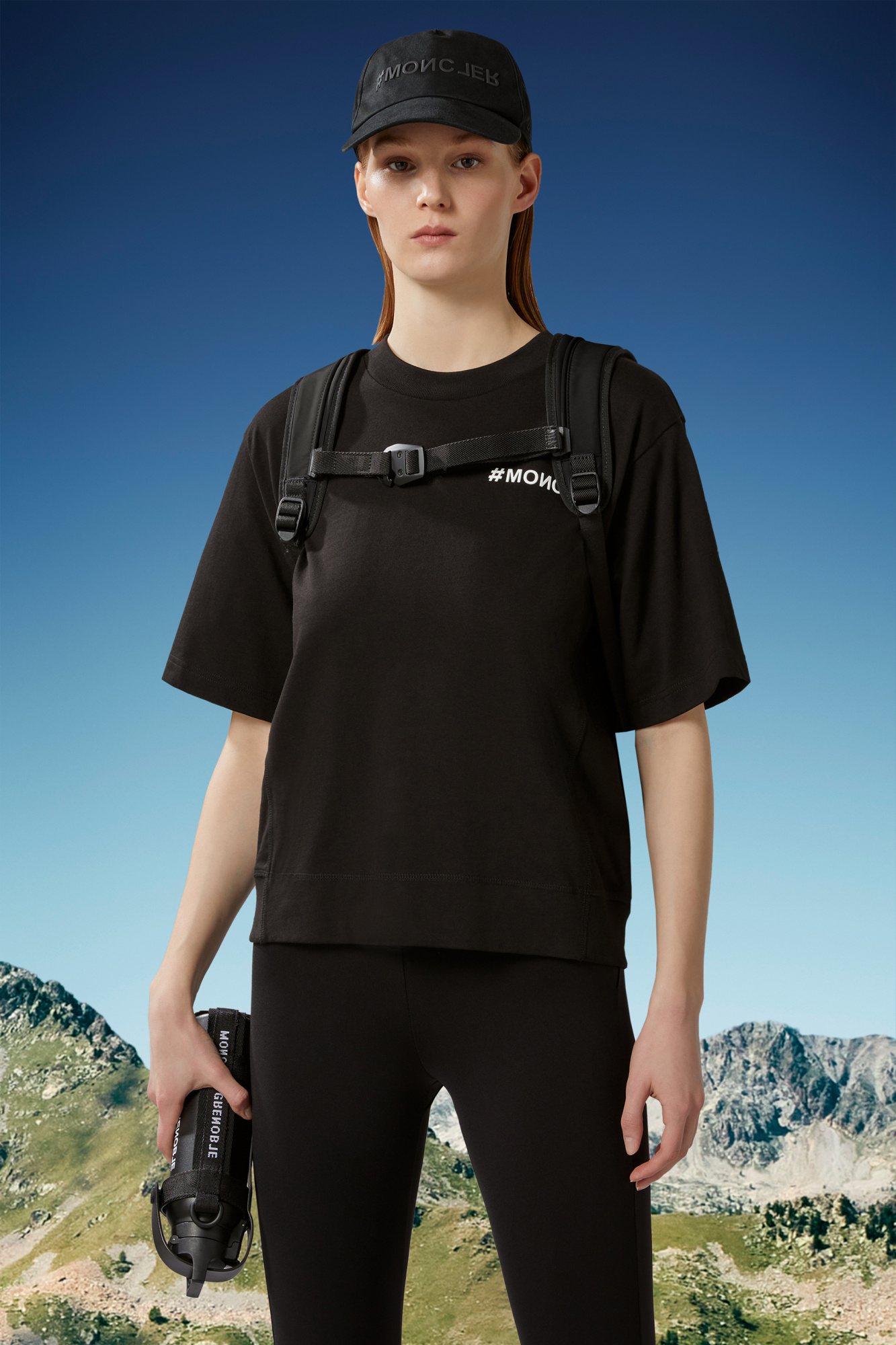 Moncler Logo T-shirt In Black