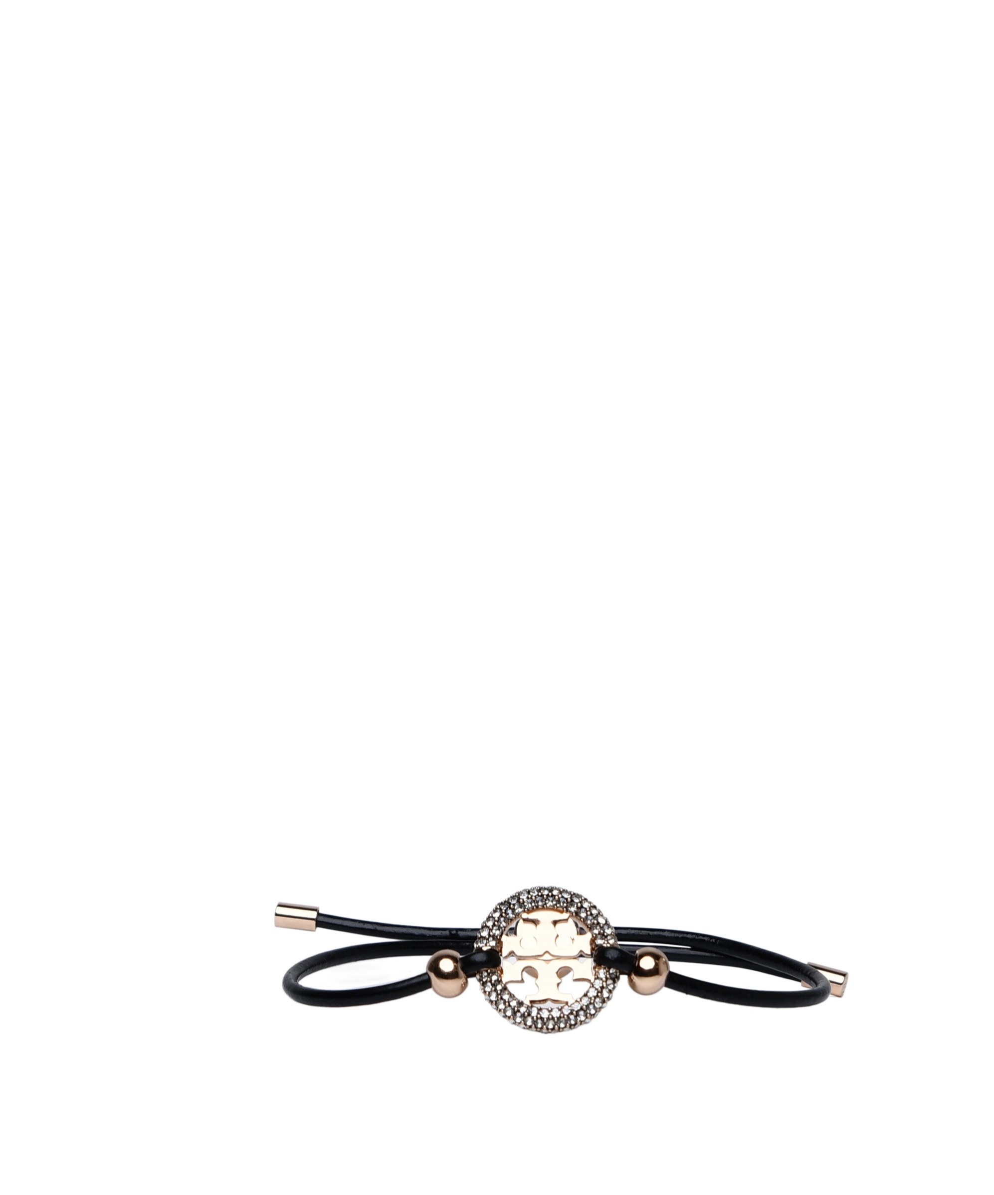 Tory Burch Miller Pavé Slider Bracelet In Black
