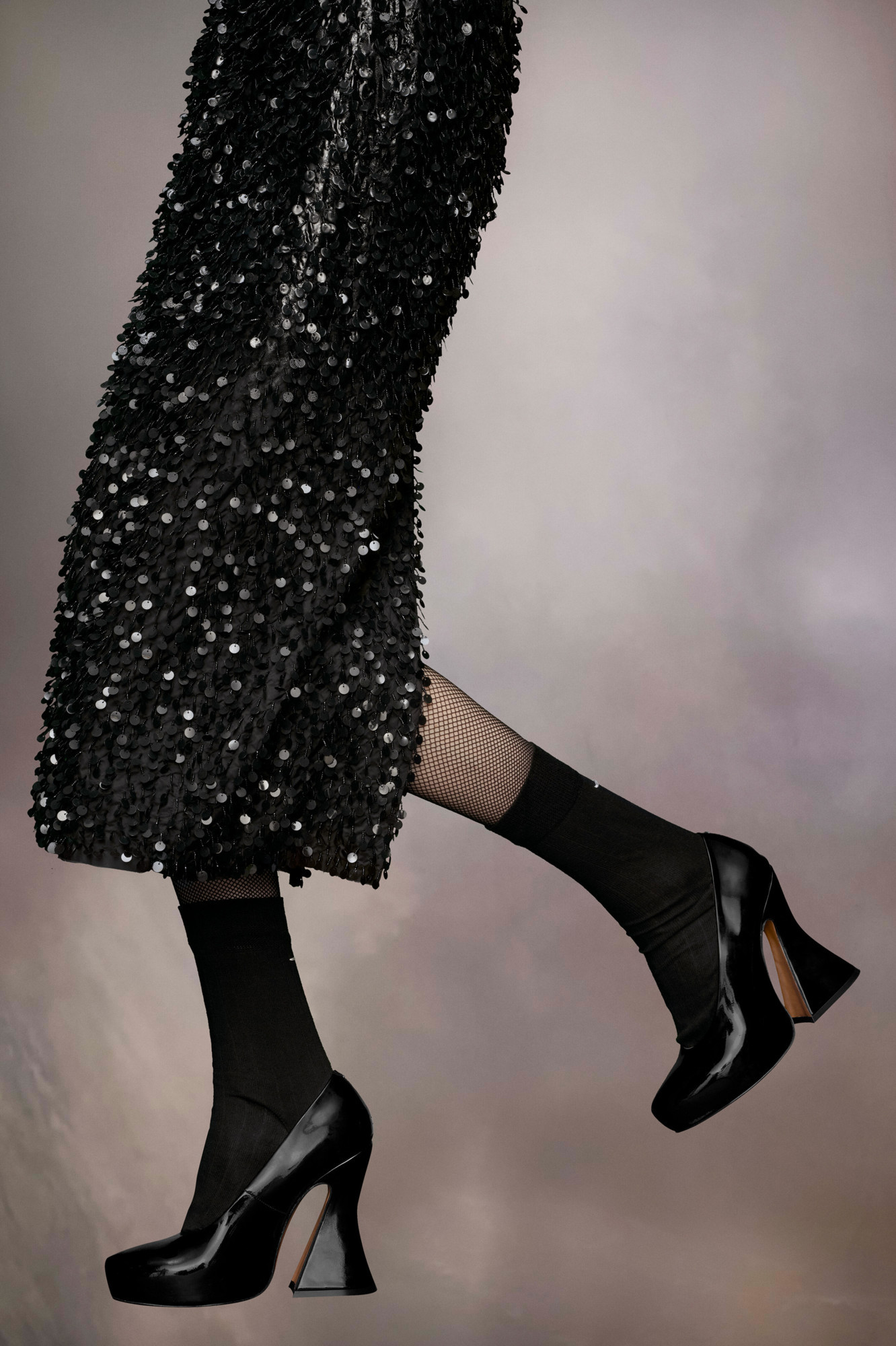 Maison Margiela Sketch 120mm Patent-leather Pumps In Black