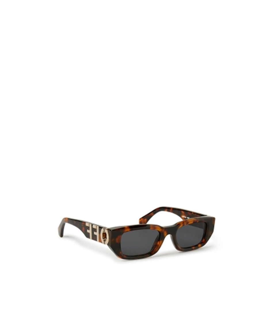 Off-white Fillmore Rectangle-frame Sunglasses In Black