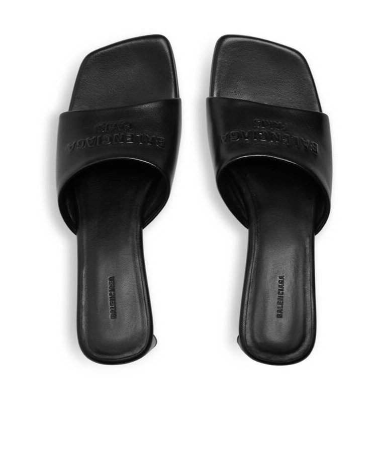 Shop Balenciaga Women's Duty Free 60mm Sandal In Black