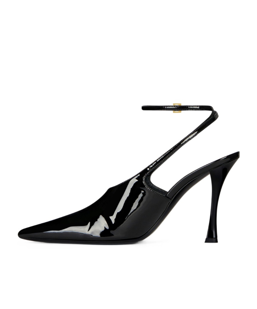 Givenchy Sleek Slingback Pumps With Pointed Design In Black