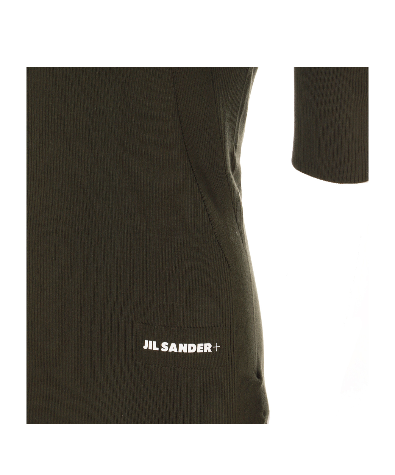 Jil Sander Black Cotton Knitwear In Black