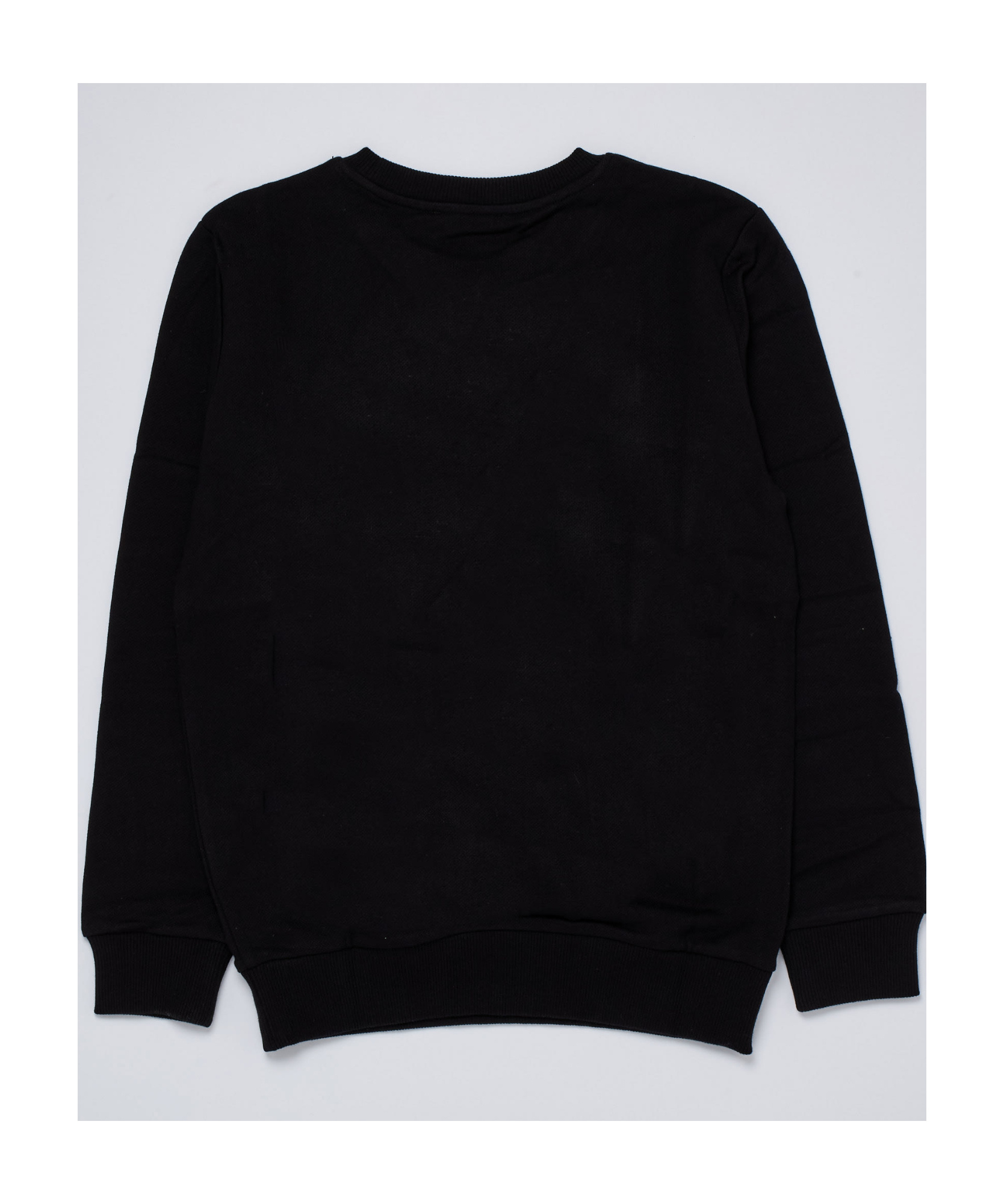 Balmain Embossed-logo Cotton Sweatshirt In Black