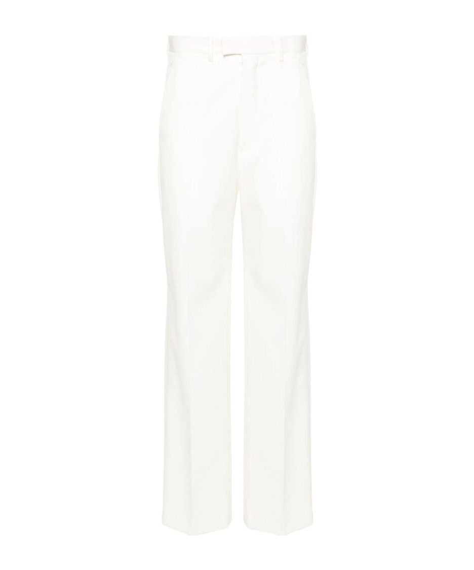 Mm6 Maison Margiela High-waist Tailored Trousers In White