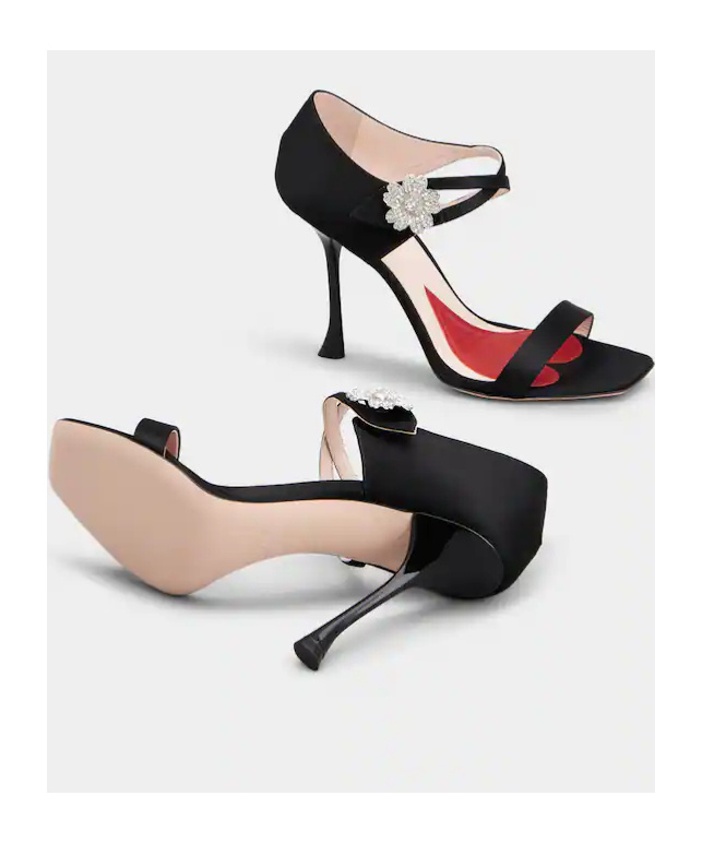 Roger Vivier "vivier Daisy Strass I In Black