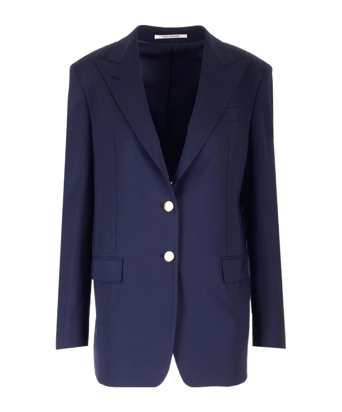 Tagliatore Tailored Single-breasted Blazer Notch Lapel In Black