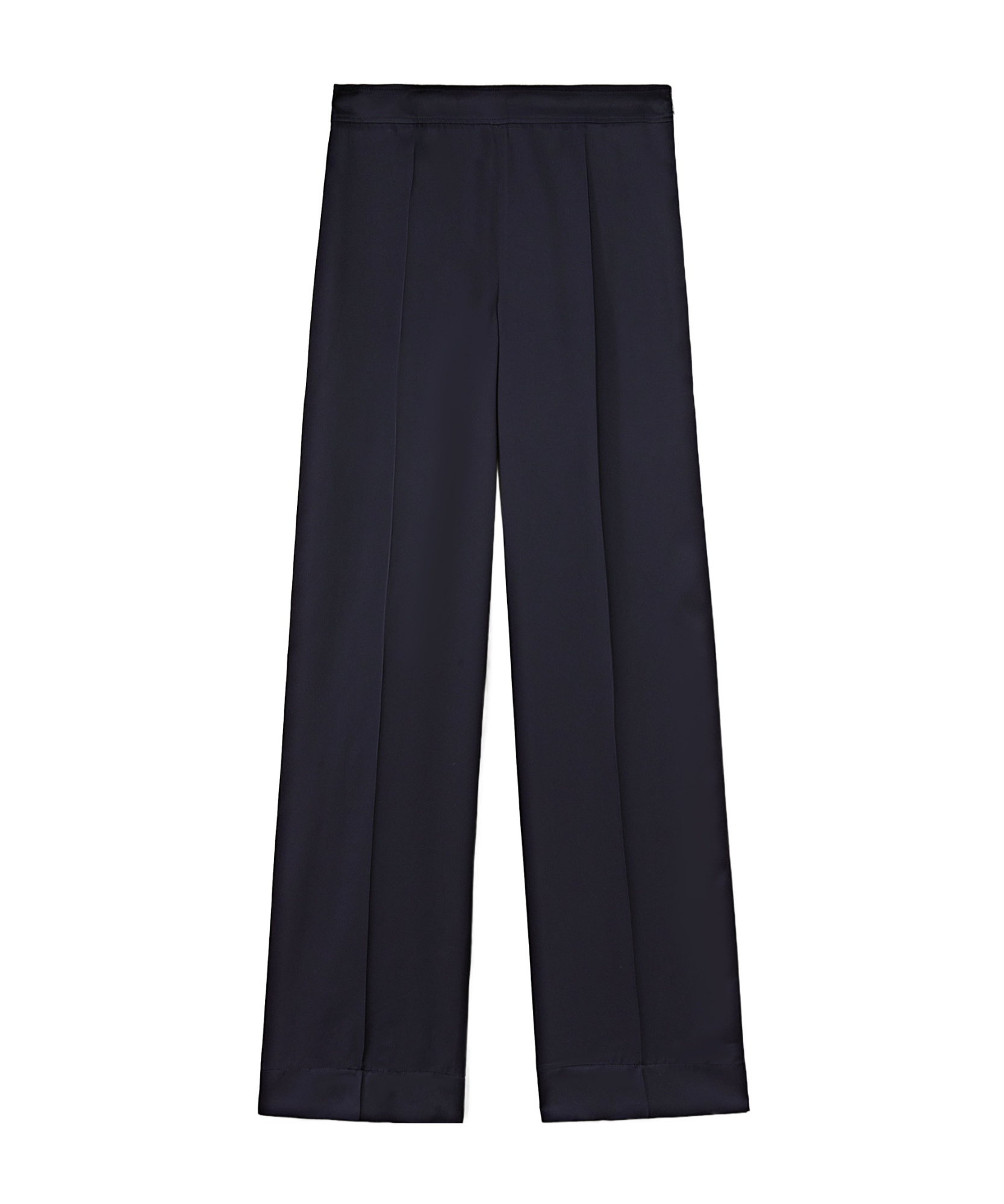 Jil Sander High-waisted Straight-leg Trousers In Black