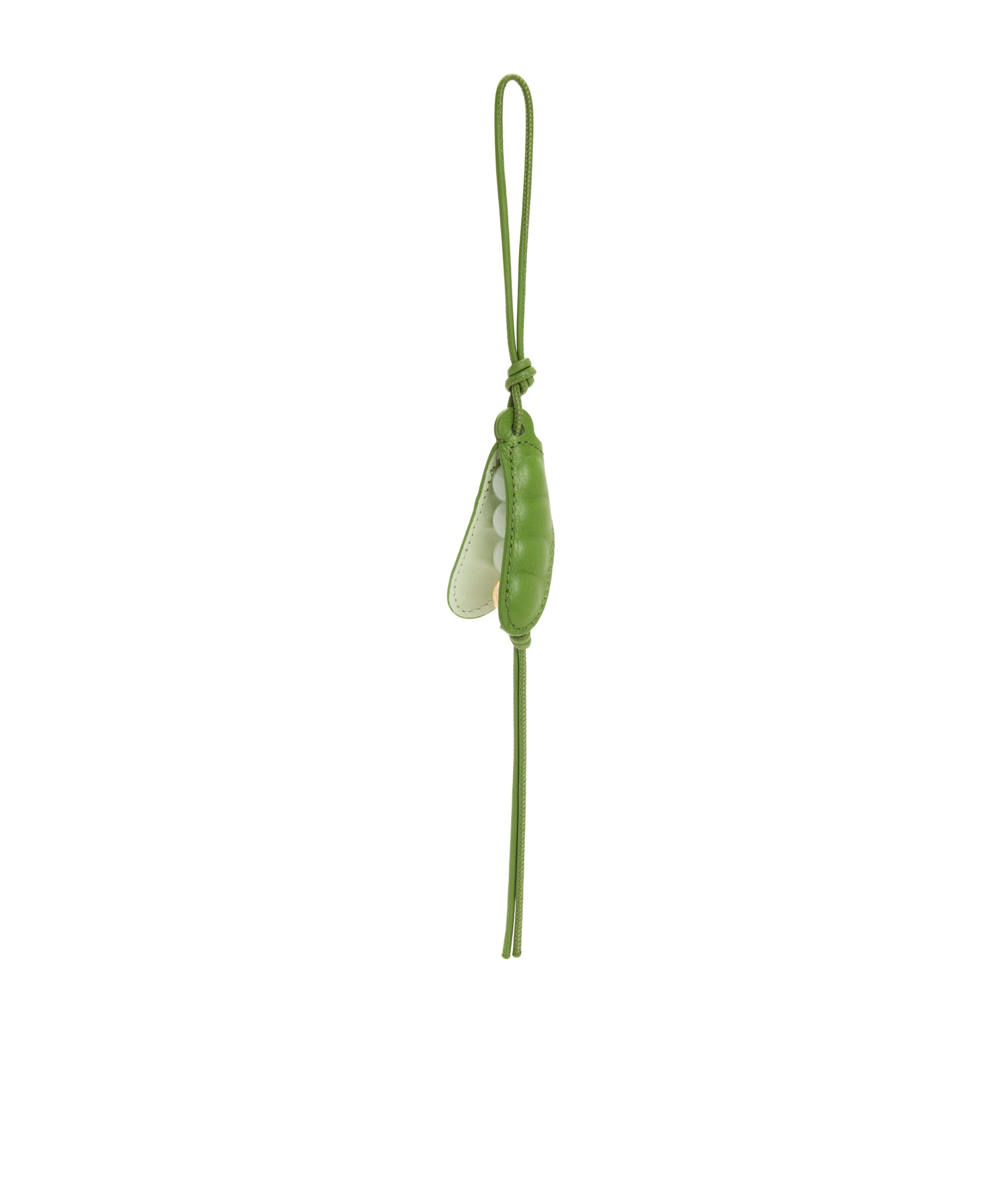 Loewe Pea Pod Charm In Classic Calfskin In Green