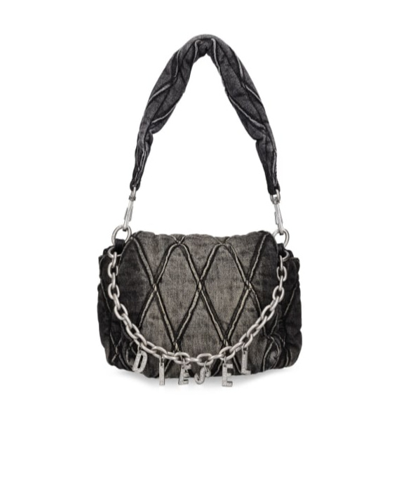 Diesel Small Charm Cowboy Shoulder Bag