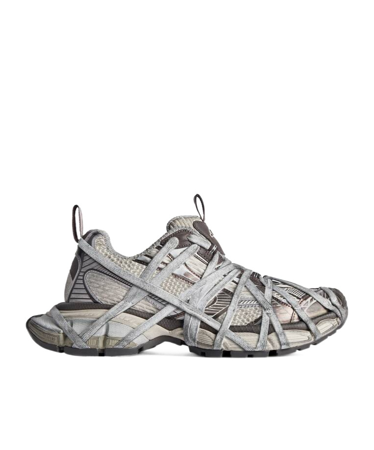 Balenciaga 3xl Extreme Low-top Sneakers In Gray