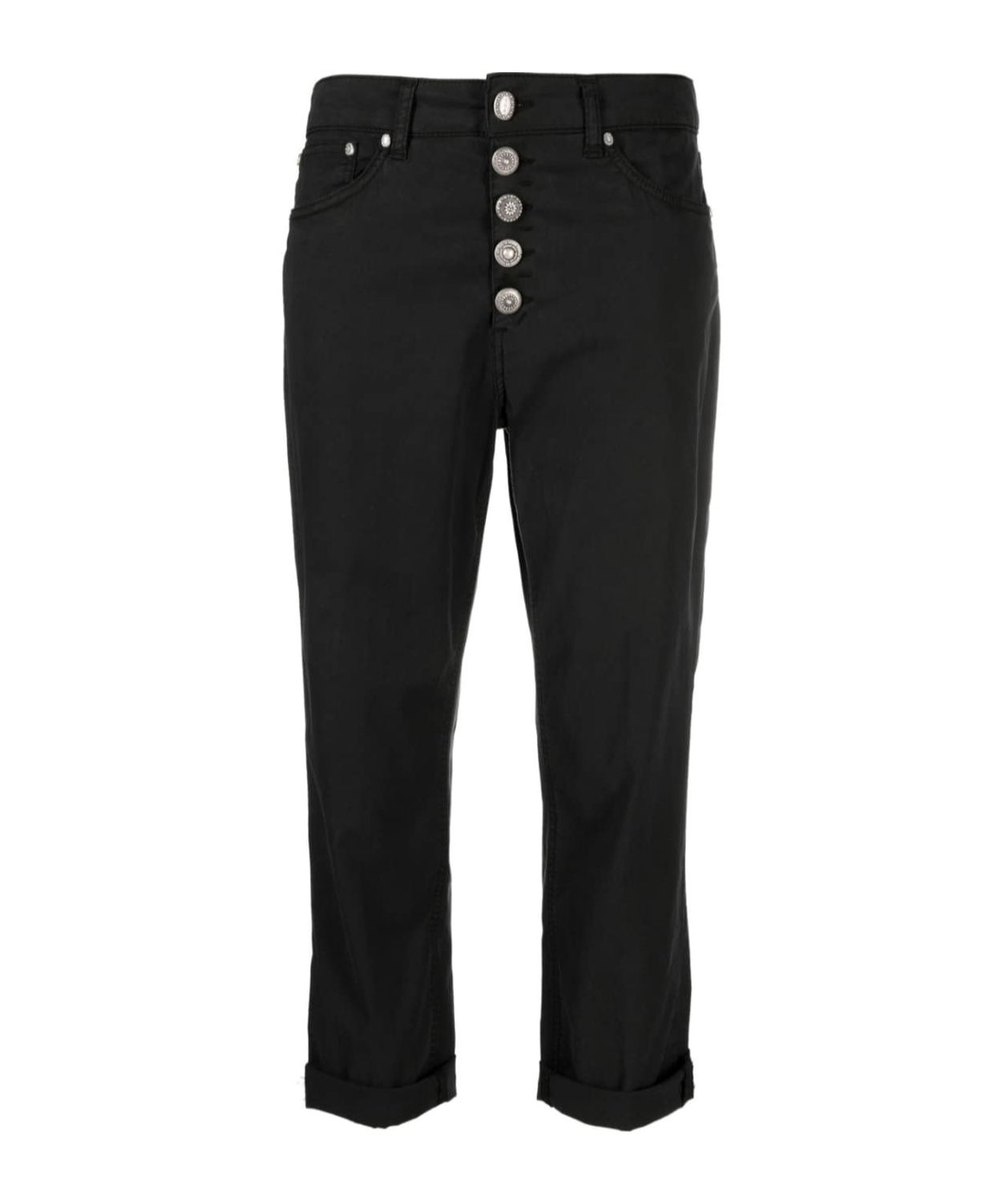 Dondup Woman Pants Black Size 31 Cotton, Elastomultiester, Elastane In Black