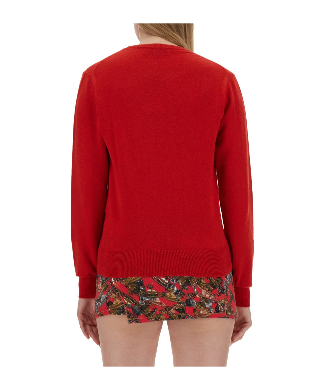 Vivienne Westwood Red Wool And Cashmere Blend Sweater In Red