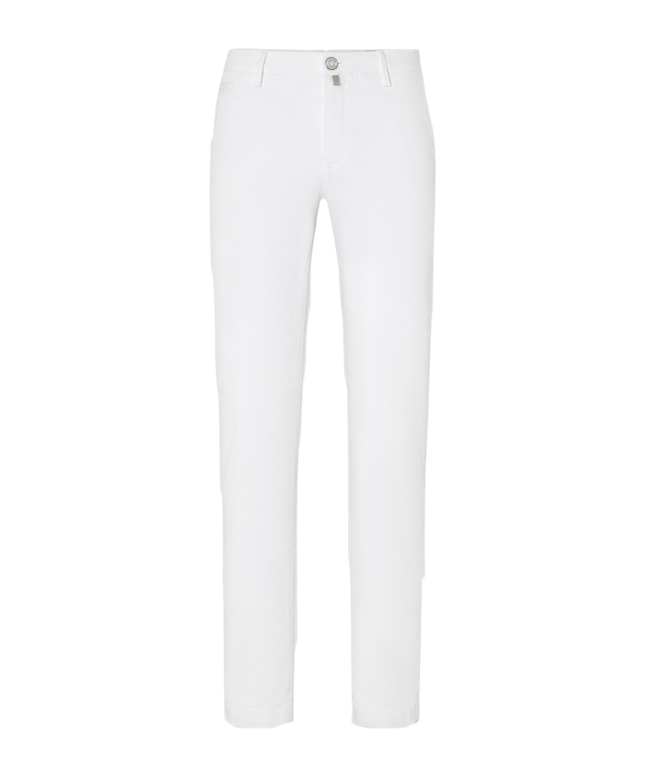 Shop Jacob Cohen Bobby Low-rise Slim-fit Jeans In White