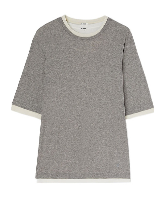 Jil Sander T-shirt In Gray
