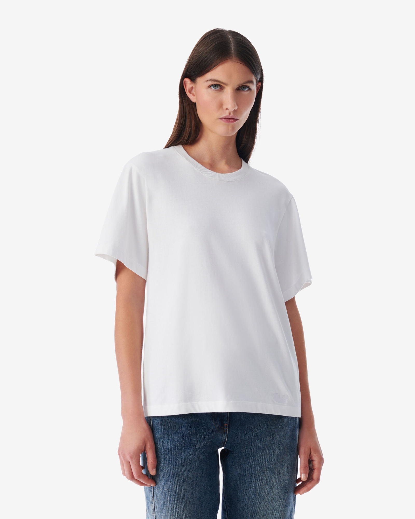 IRO IRO EDJY OPEN BACK SHORT-SLEEVED T-SHIRT