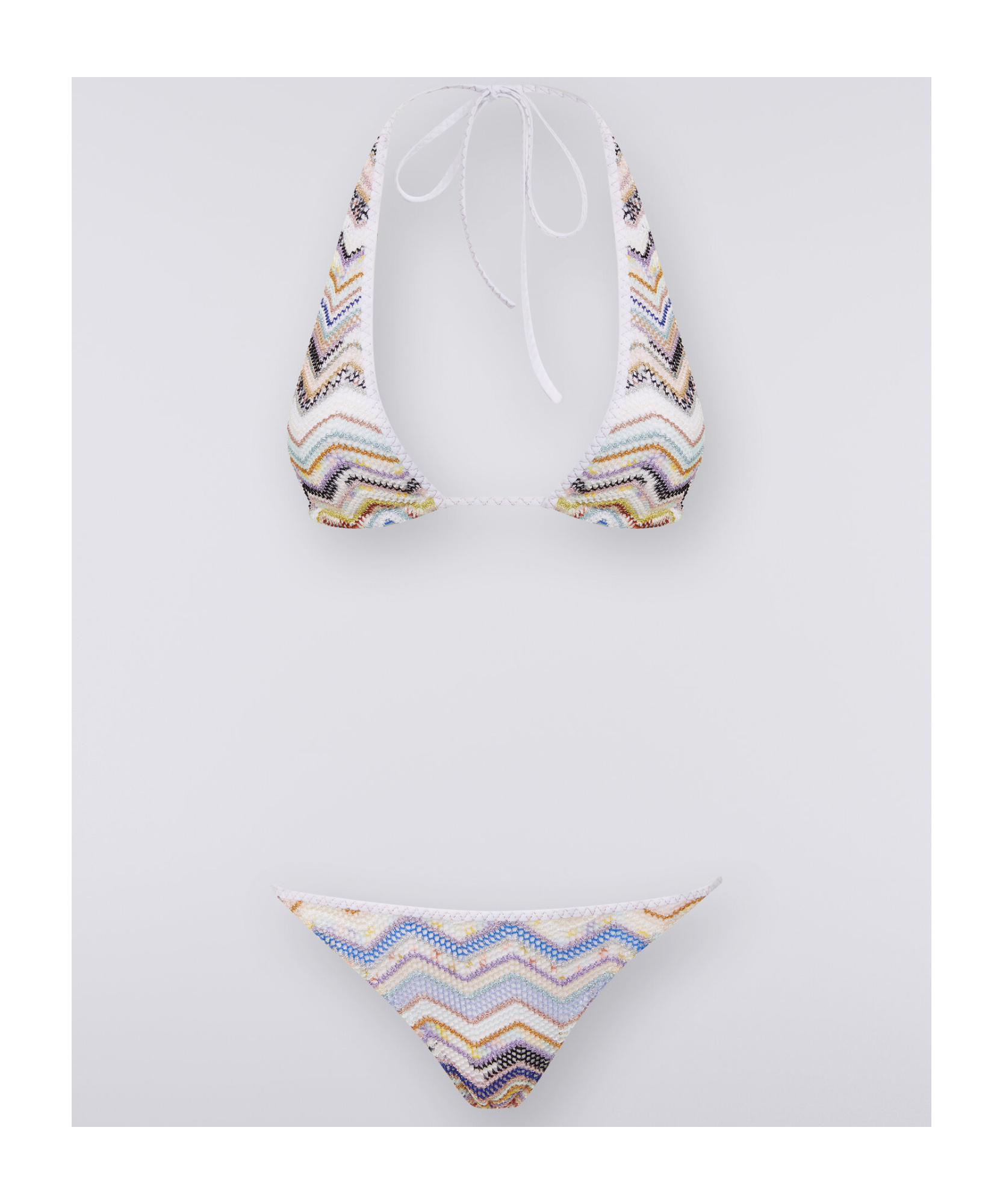 Missoni Two Piece Zigzag Lurex Bikini Set