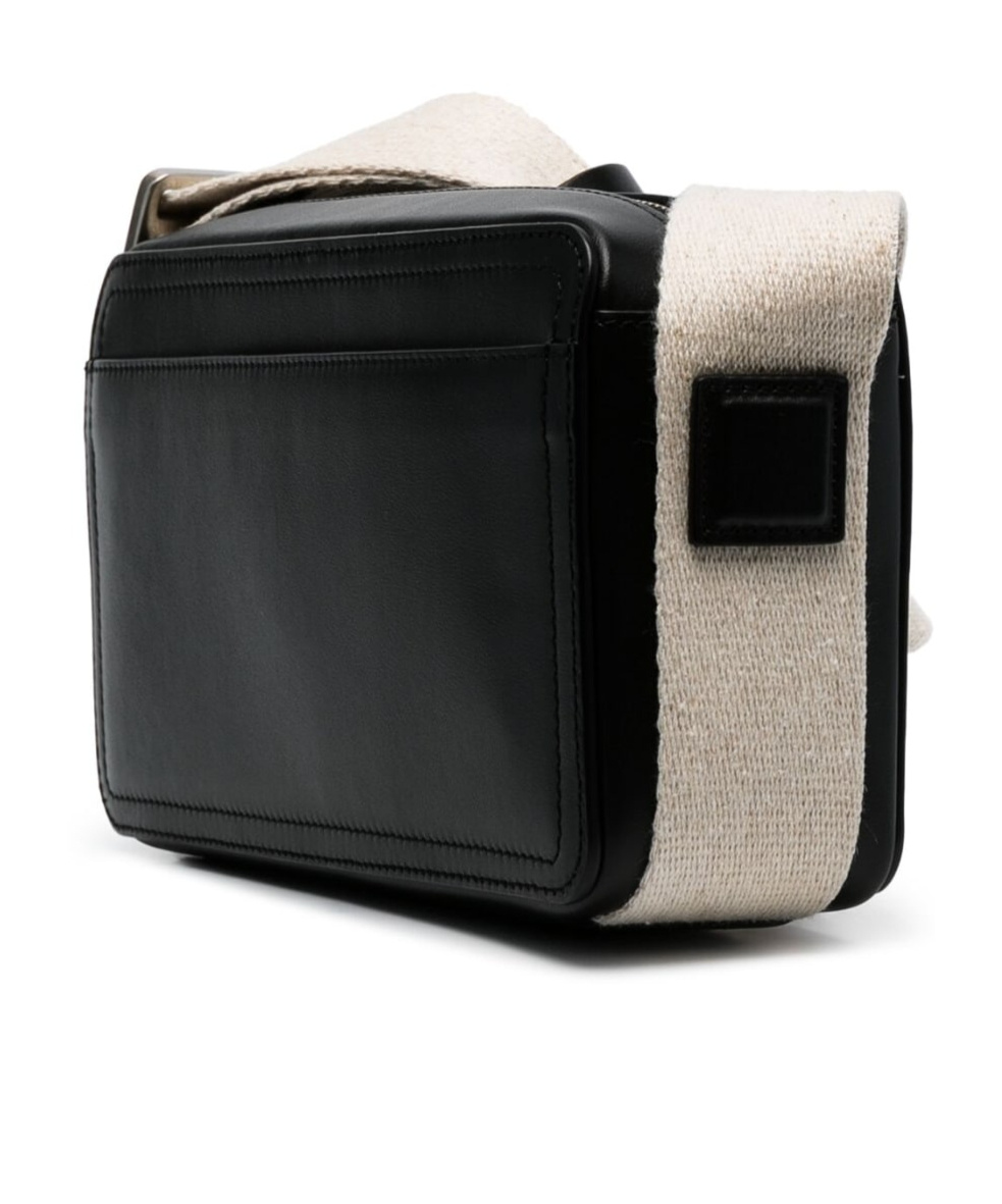 Jacquemus Logo Strap Satchel In Black