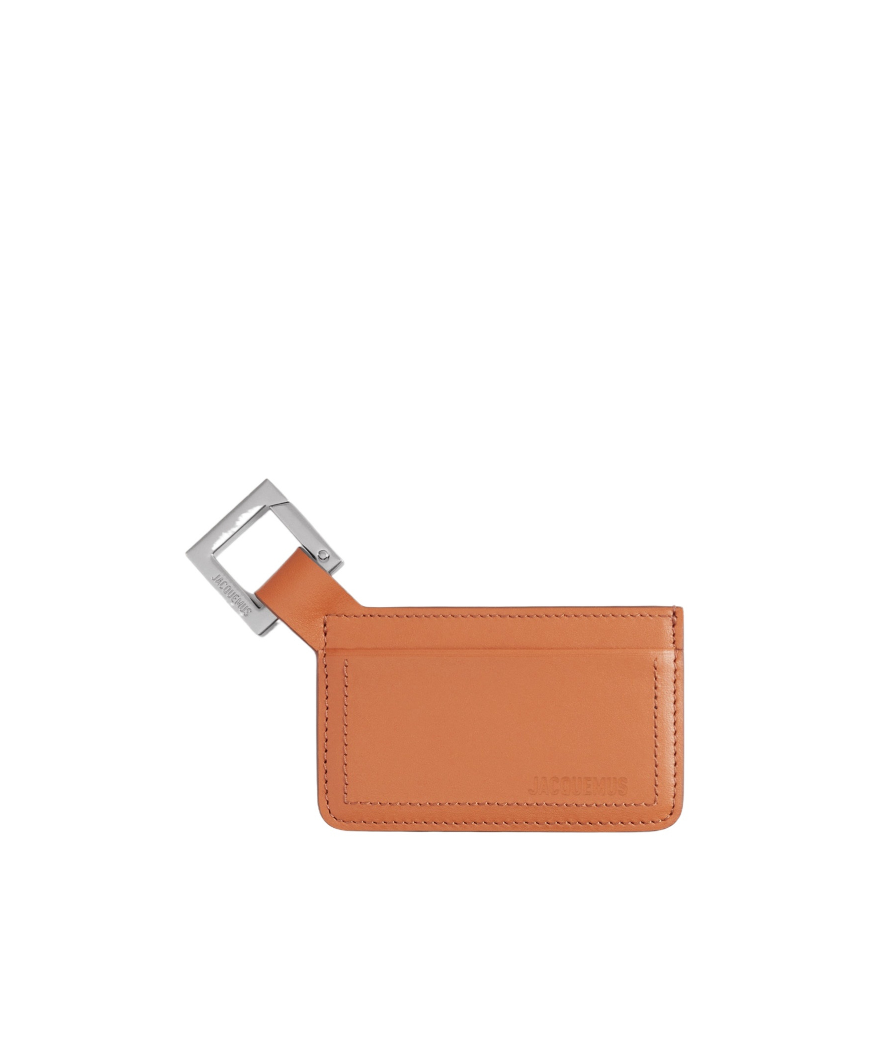 Jacquemus Clip-on Card Holder In Brown