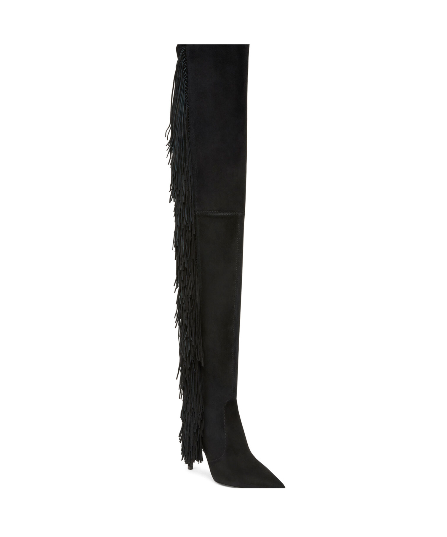 Stuart Weitzman Ultrastuart Fringe 100mm Boots In Black