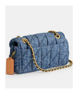 Coach Logo Shoulder Bag In Blue