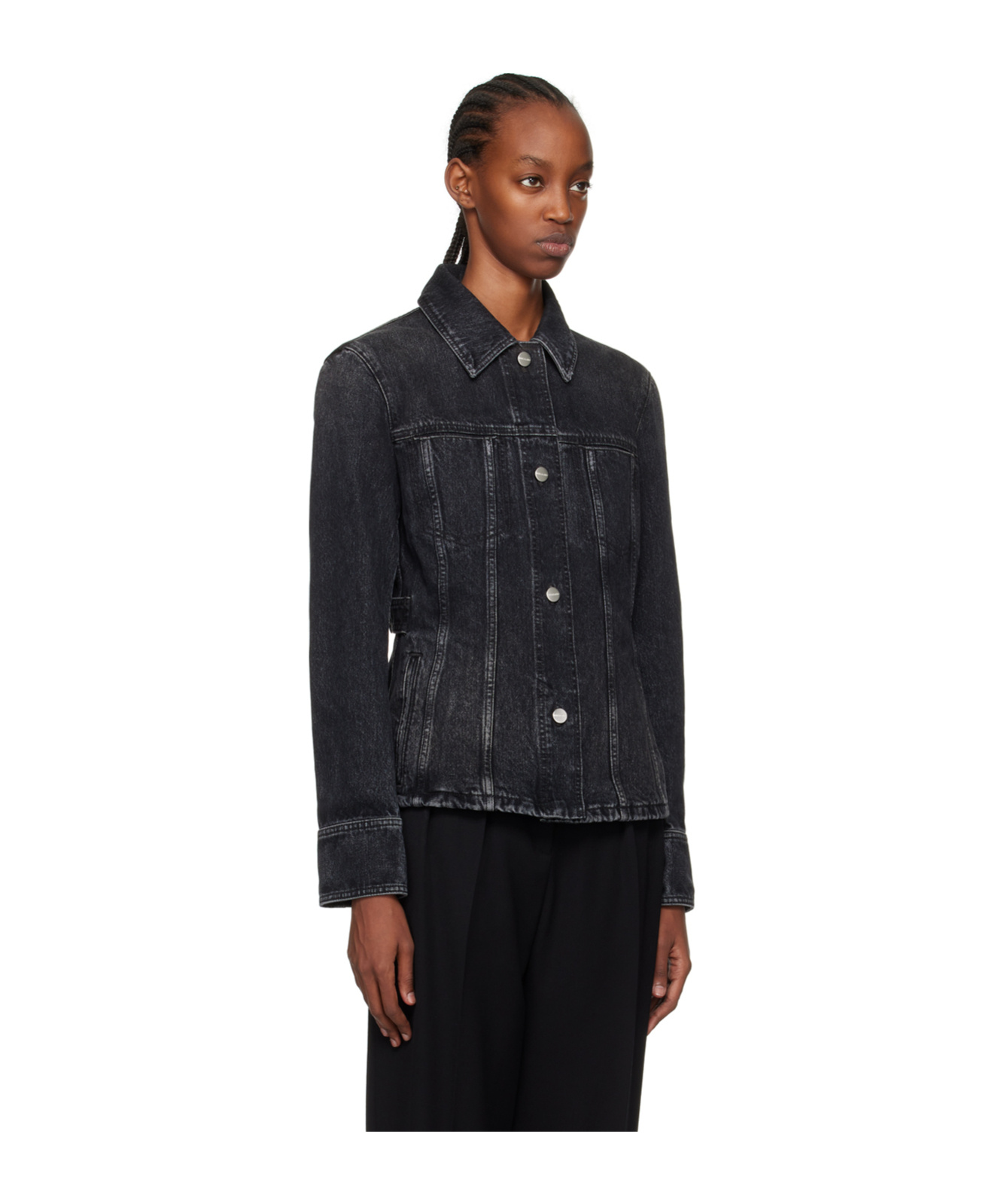 Ferragamo Salvatore Button In Black