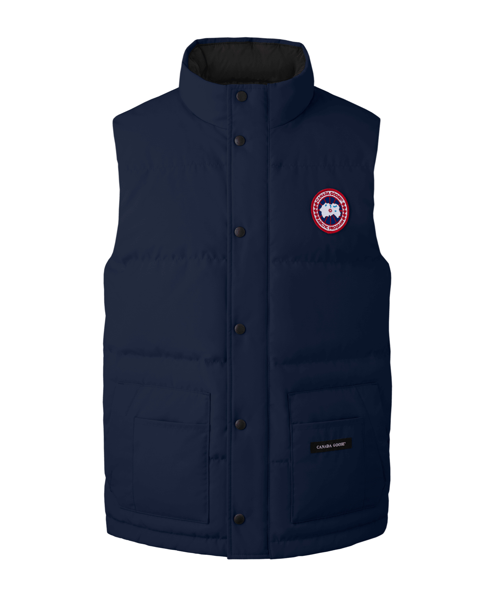 Canada Goose Mens Atlantic Navy Freestyle Sleeveless Shell-down Gilet In Blue
