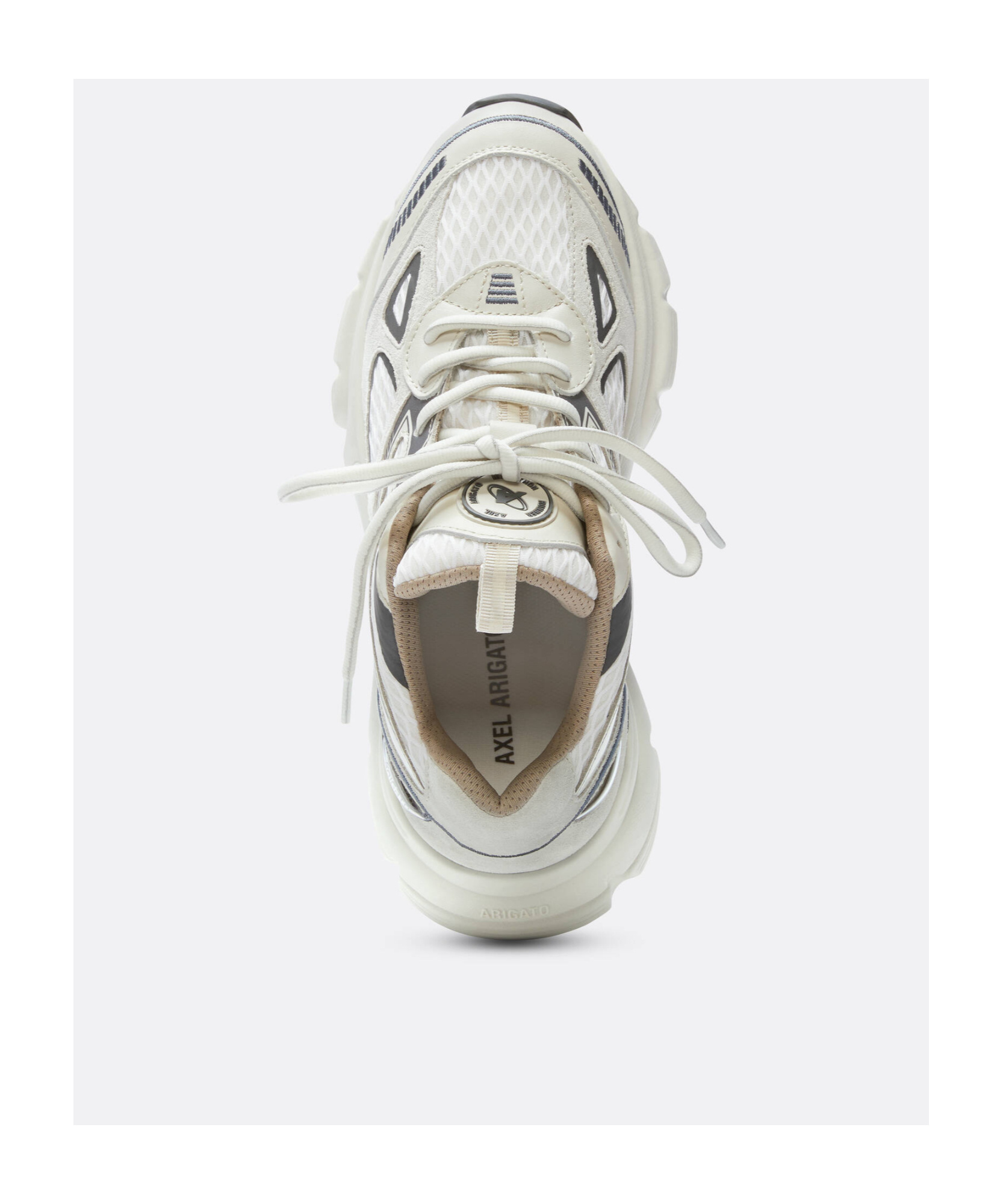 Axel Arigato Marathon Runner Panelled Sneakers In White