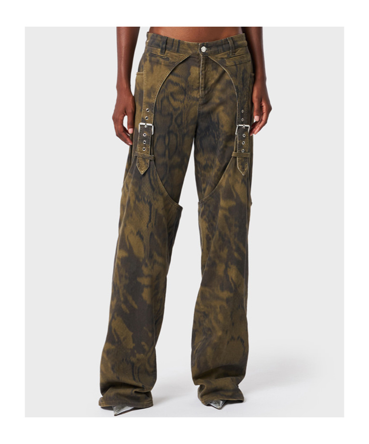 Blumarine Low-rise Boyfriend Jeans In Green