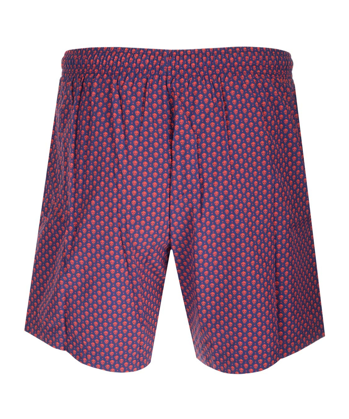 Alexander Mcqueen Skull Polka Dot-print Swim Shorts In Multicolor