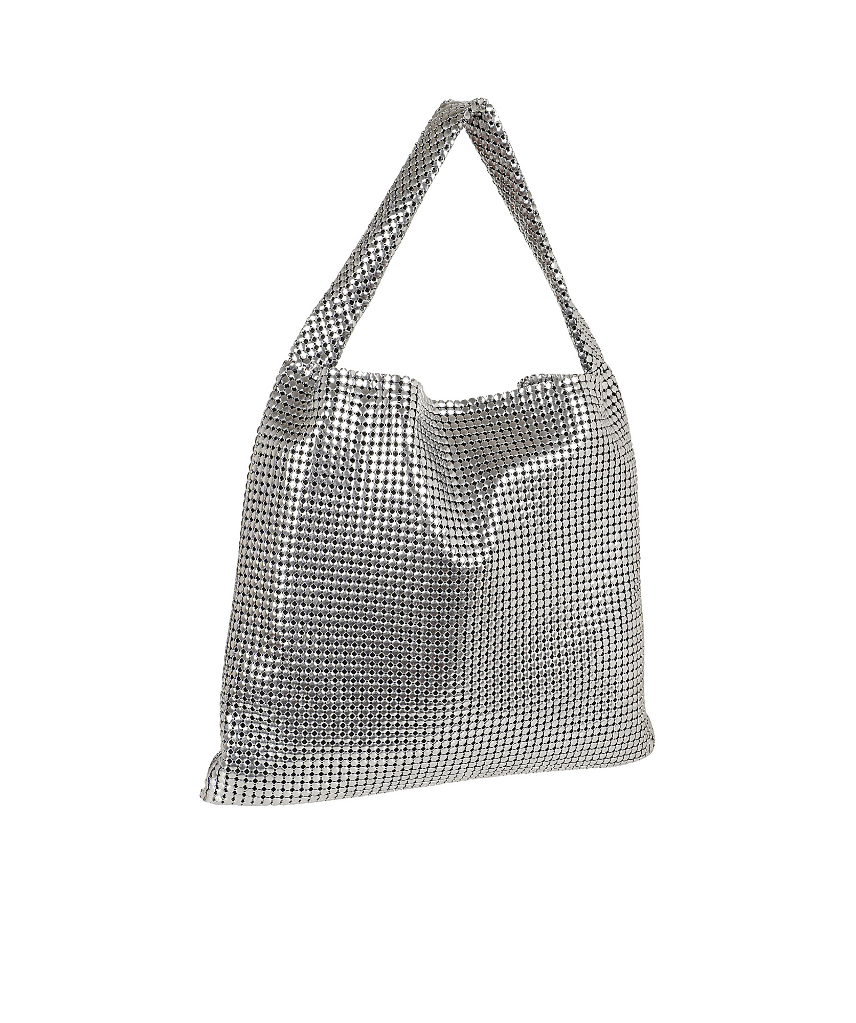 Rabanne Chainmail Tote Bag In Gray