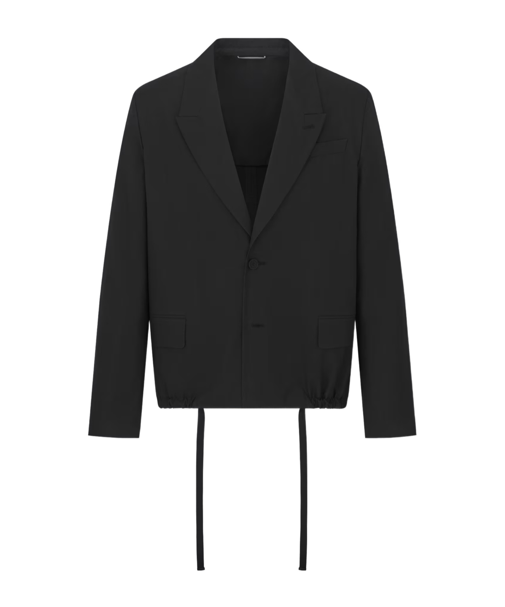 Dior Wool Blended Suit Jacket In Black