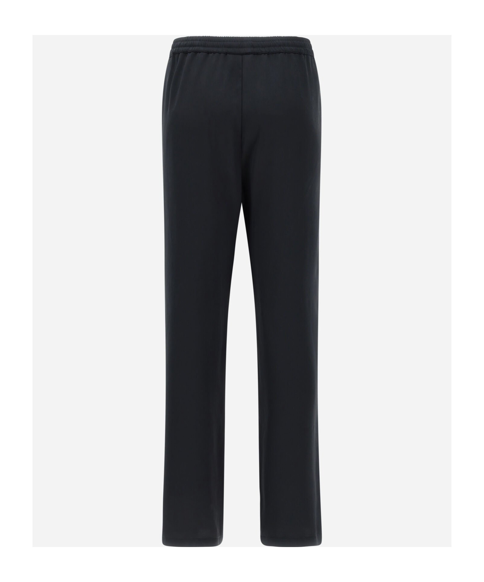 Herno Blue Pants With Elastic Drawstring Waist In Tech Fabric Woman In Black