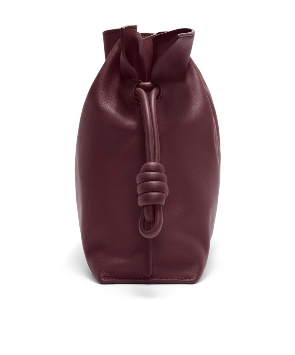 Loewe Flamenco Clutch In Nappa Calfskin In Red