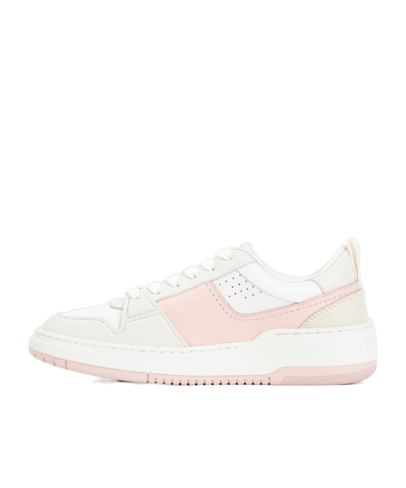 Ferragamo Multicolored Smooth Leather Sneakers In White