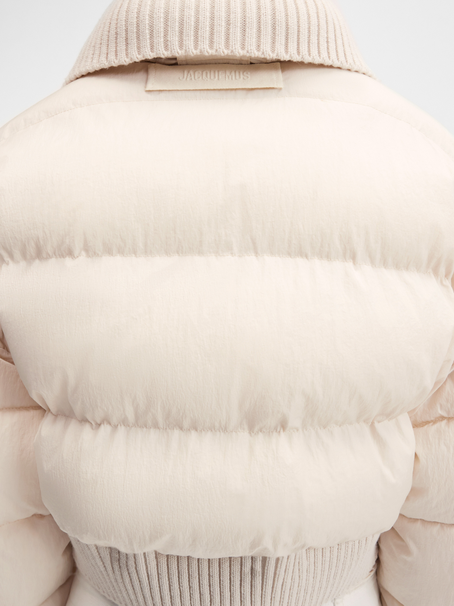 Jacquemus La Doudoune Caraco Puffer Jacket In White