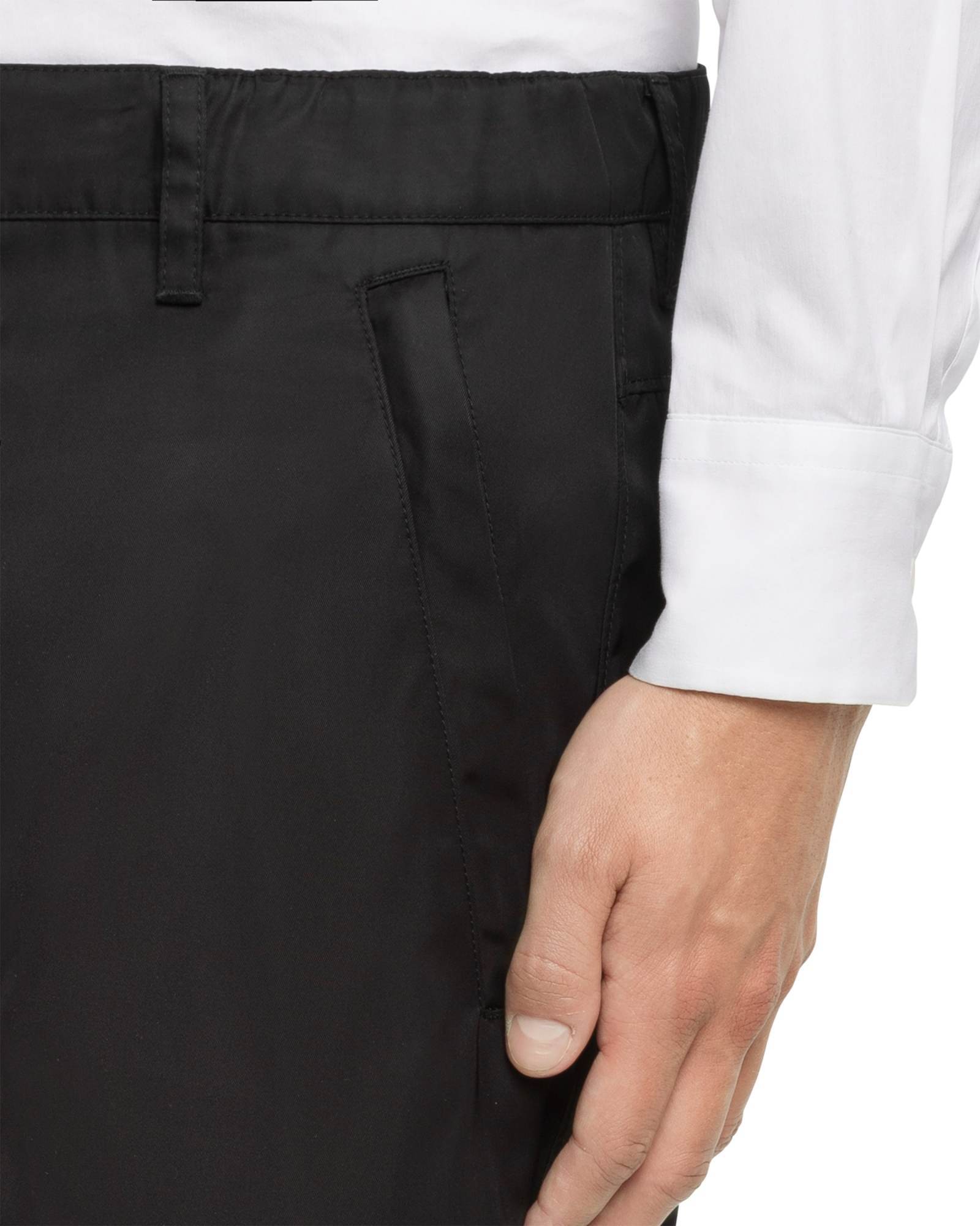 Prada Re-nylon Trousers In Black