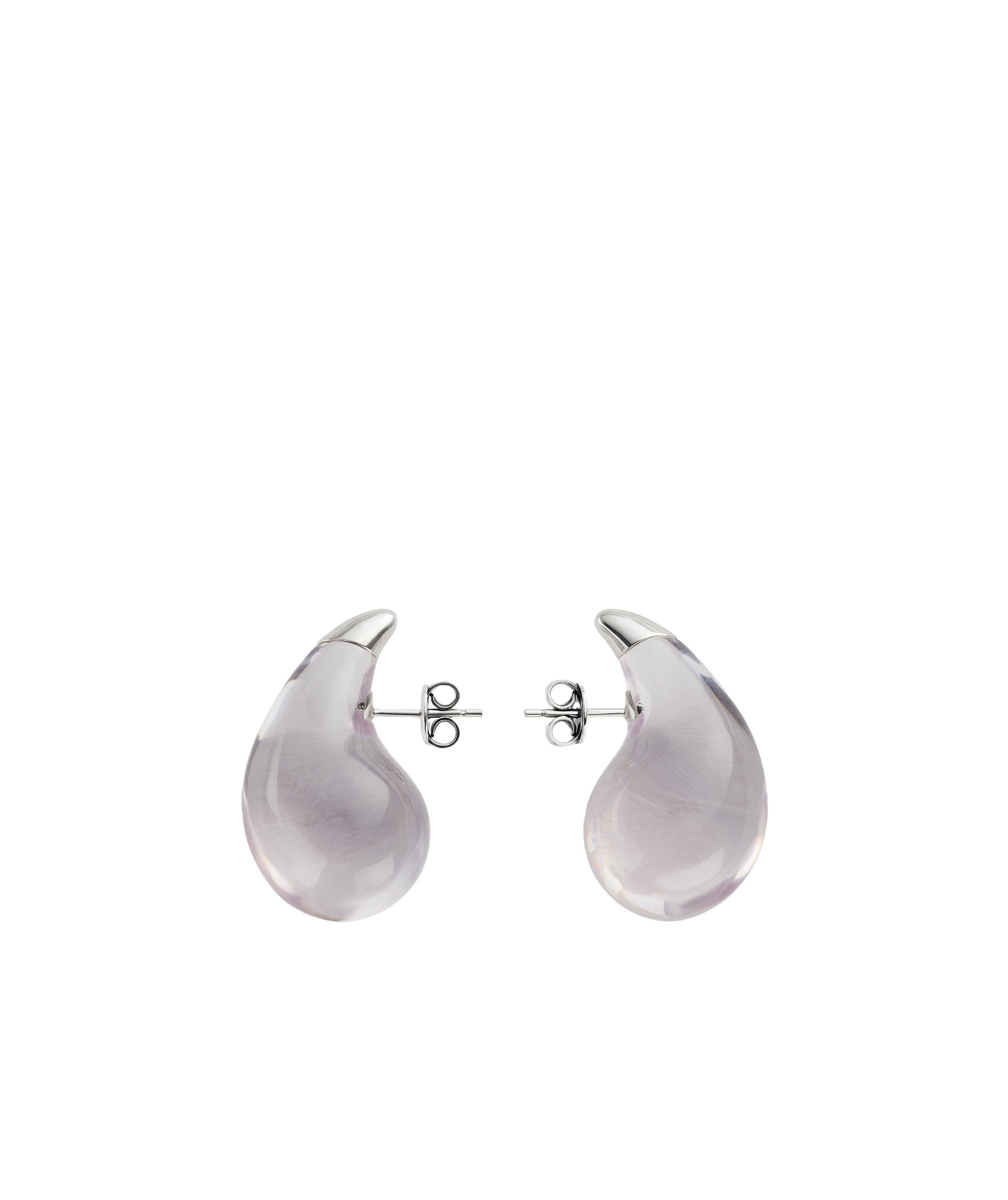 Bottega Veneta Drop Earrings In Gray